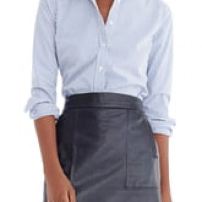 Womens J.crew Slim Stretch Perfect Classic Stripe Shirt