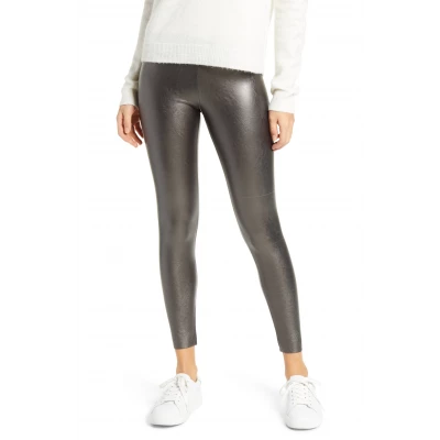 Womens Commando Faux Leather 7/8 Leggings