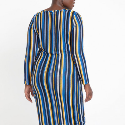 Striped Bodycon Dress