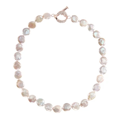 Nina Coin Freshwater Pearl Necklace
