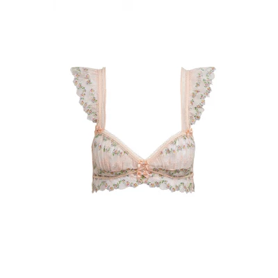 Emma Embroidered Bra