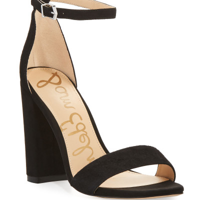 Yaro Suede Block-Heel Sandals