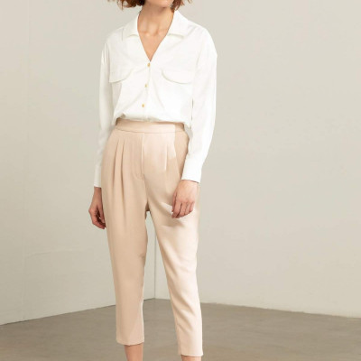 Sally White Oversize Dress Shirt