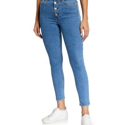Nina High-Rise Ankle Skinny Jeans