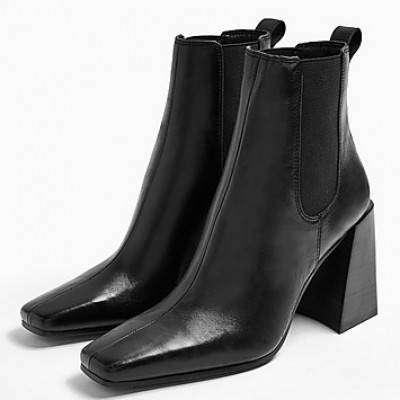Harbour Leather Black Chelsea Boots - Black