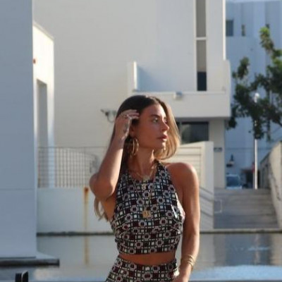 Tequila Sunrise Halter Top