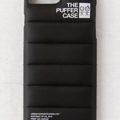 Urban Sophistication The Puffer iPhone Case - Black M at Urban Outfitters