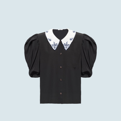 Crepe De Chine Blouse