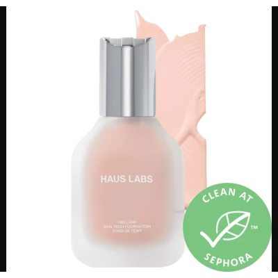 HAUS LABS BY LADY GAGA Triclone Skin Tech Medium Coverage Foundation with Fermented Arnica 060 Fair Warm 1 oz / 30 mL