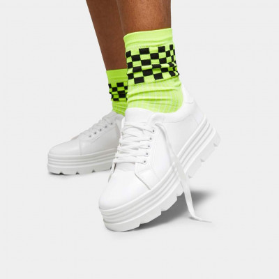 Yumi Layered Chunky Trainers