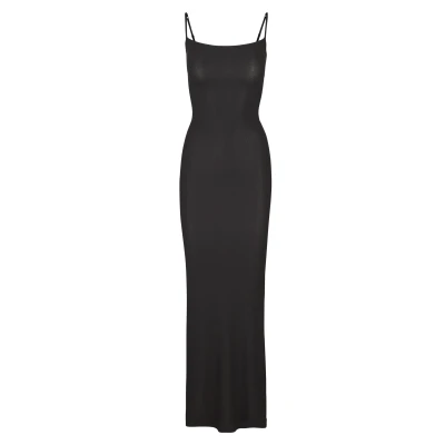 SKIMS Soft Lounge Long Slip Dress - Black -