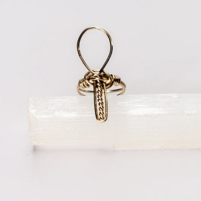 Sterling Silver Ankh Ring