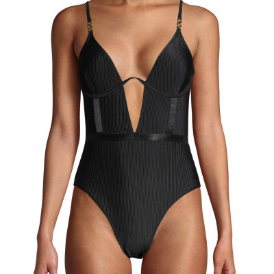 Women's Chain High Gore One Piece Swimsuit