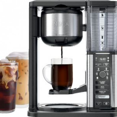 Ninja - 10-Cup Coffee Maker - Black/Stainless Steel