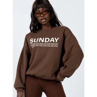 Sunday Funday Jumper Brown
