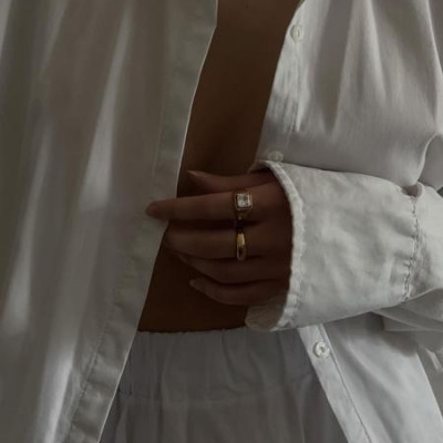 HEIRLOOM CLEAR RING