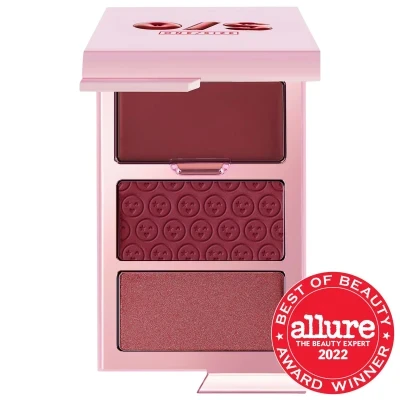 ONE/SIZE by Patrick Starrr Cheek Clapper 3D Blush Trio Palette Berry Gay