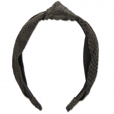 Wild Primrose by Scunci,  Knotted Headband for Hair, Olive Print - Walmart.com