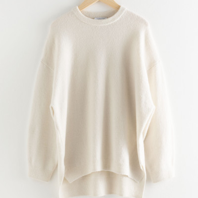 Oversized Wool Blend Sweater