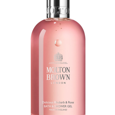 Delicious Rhubarb & Rose Bath & Shower Gel, 10 oz./ 300 mL