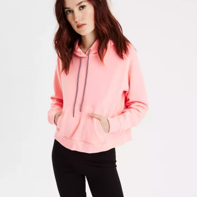 Ae Fleece Boxy Hoodie