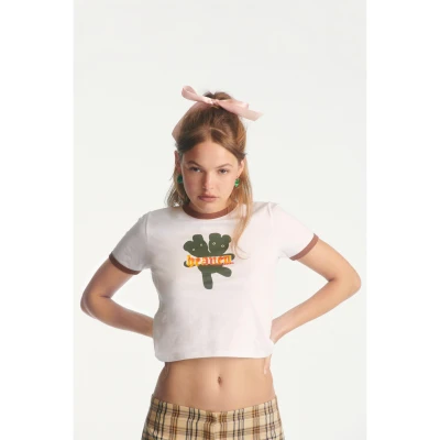 MARC JACOBS  HEAVEN LOGO BABY TEE in White