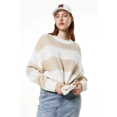 Jacquard-Knit Jumper