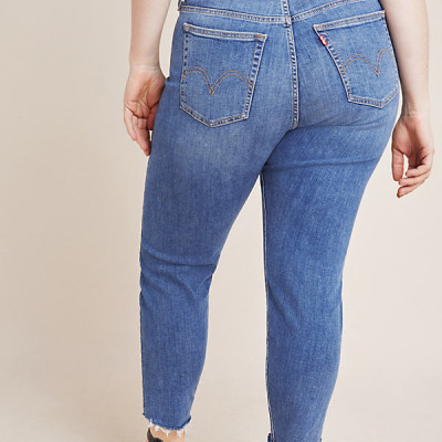 Levis Wedgie Ultra High-Rise Skinny Plus Jeans By Levis in Blue Size 24W