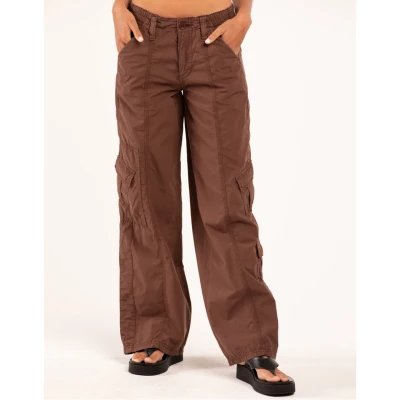BDG Urban Outfitters Y2K Womens Low Rise Poplin Cargo Pants