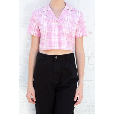 Vivian Plaid Top
