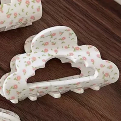 Floral Claw Clip