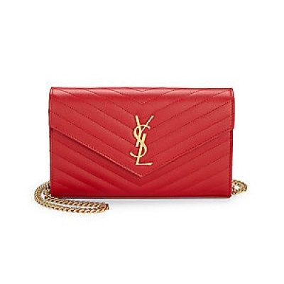Medium Monogram Matelasse Leather Wallet-On-Chain