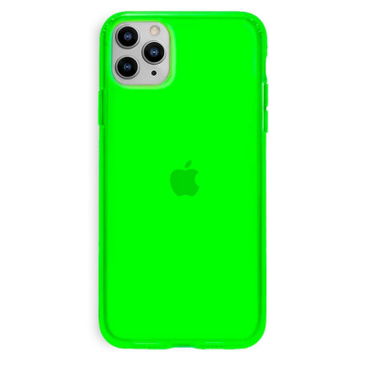 Neon Green Clear iPhone Case