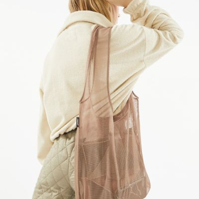 Junes The Mesh Tote Bag - Brown at Urban Outfitters