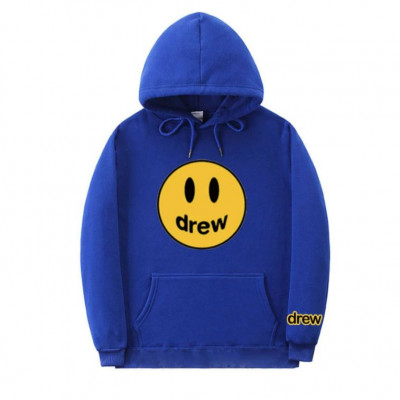 Justin Bieber Drew House Smiley Face Print Hoodie Unisex Fashion Street Wear Sweatshirt