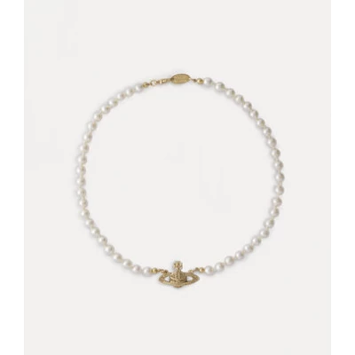 Mini Bas Relief Choker Gold-Tone