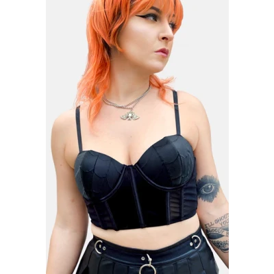 Black Widow Corset Top