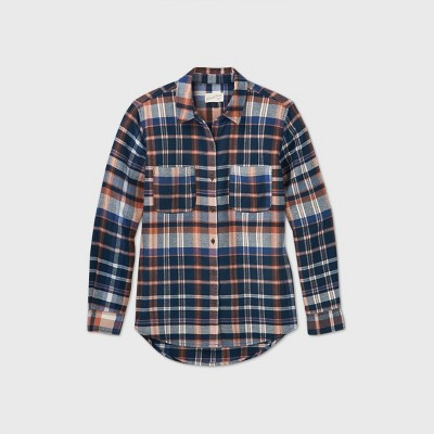Women's Long Sleeve Button-Down Flannel Shirt - Universal ThreadÃ¢â€žÂ¢