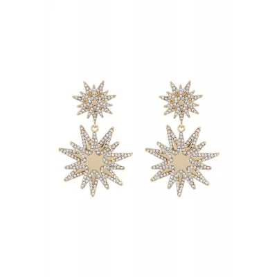 BAUBLEBAR Crystal Pave Celestial Double Drop Earrings at Nordstrom Rack