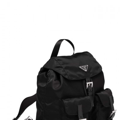 Prada Medium Nylon Backpack - Black