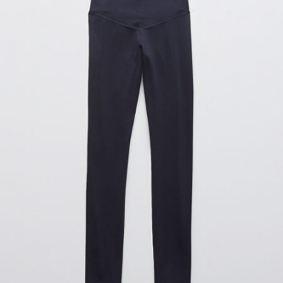 Aerie Play Real Me High Waisted 7/8 Legging Womens Steel Blue XL Short