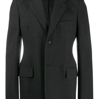 Balenciaga Hourglass wool jacket - Grey