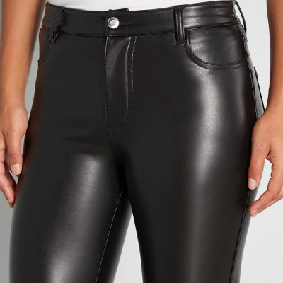Slick Like Oil Vegan Leather Skinny Pants