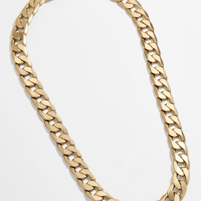 Large Michel Curb Chain Necklace