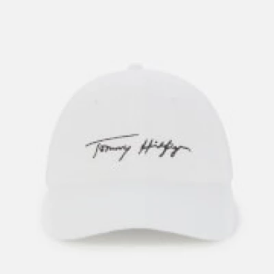 Tommy Hilfiger Womens Tommy Signature Cap - Bright White