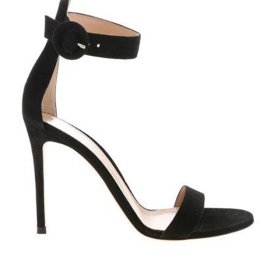 Gianvito Rossi Portofino 105 Sandals In Black