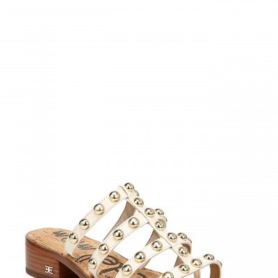 Womens Sam Edelman Juniper Studded Gladiator Slide Sandal