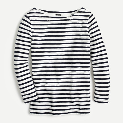 Striped Boatneck T-shirt