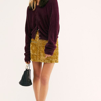 Dust To Dust Velvet Skirt