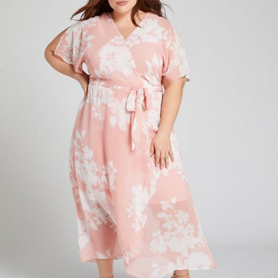 Floral Fit & Flare Midi Dress